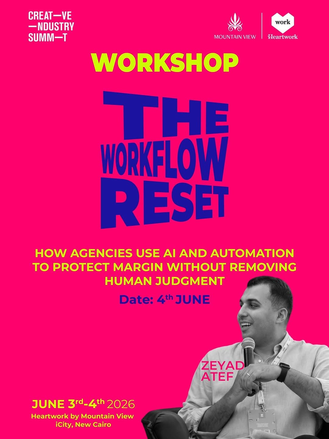 The Workflow Reset workshop at the Creative Industry Summit